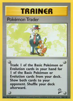 Pokémon Trader 106/130 Base Set 2