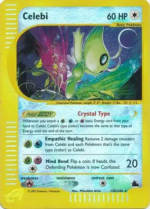 Celebi 145/144 Skyridge