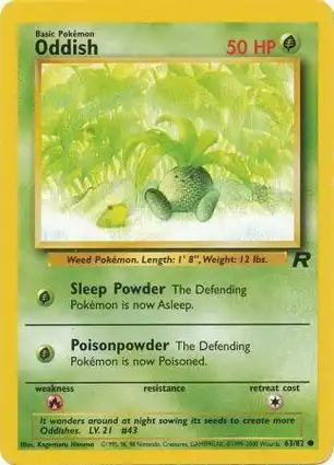 Oddish 63/82 Team Rocket