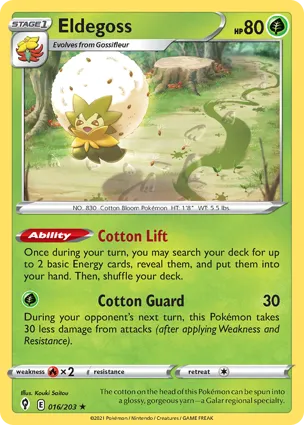 Eldegoss 016/203 Evolving Skies