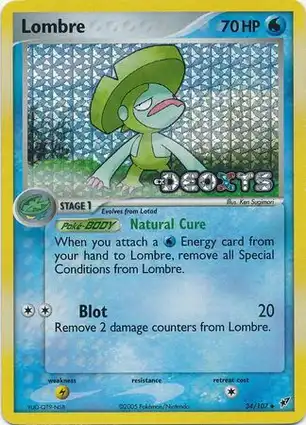 Lombre 34/107 EX Deoxys