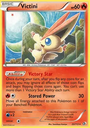 Victini 23/113 Legendary Treasures