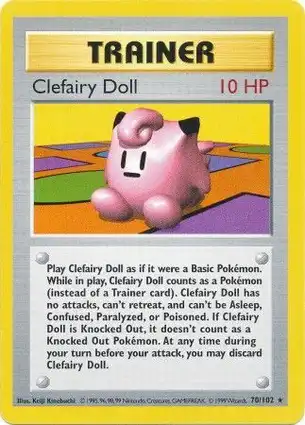 Clefairy Doll 70/102 Base Set Shadowless
