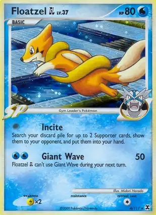 Floatzel GL 4/111 Rising Rivals