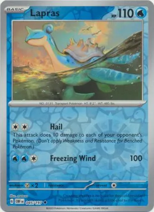 Lapras 045/197 Obsidian Flames