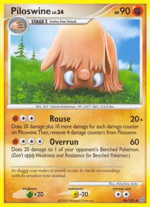 Piloswine 46/100 Stormfront