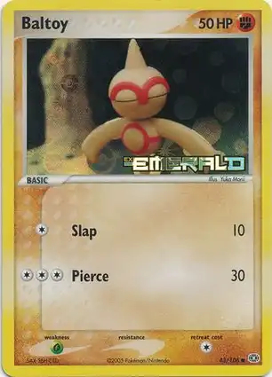 Baltoy 43/106 EX Emerald