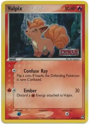 Vulpix 69/108 EX Power Keepers