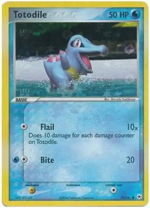 Totodile 79/101 EX Hidden Legends