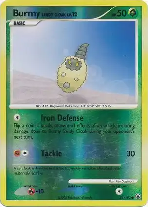 Burmy Sandy Cloak 54/100 Majestic Dawn