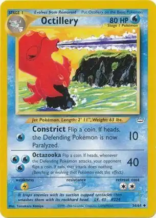 Octillery 34/64 Neo Revelation