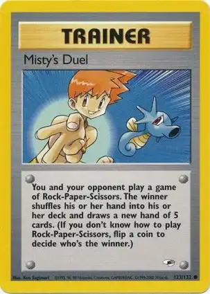 Misty's Duel 123/132 Gym Heroes