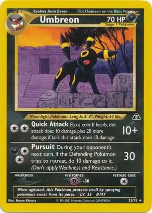 Umbreon 32/75 Neo Discovery