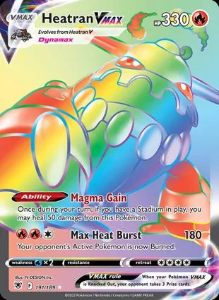 Heatran VMAX 191/189 Astral Radiance
