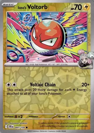 Iono's Voltorb 047/159 Journey Together