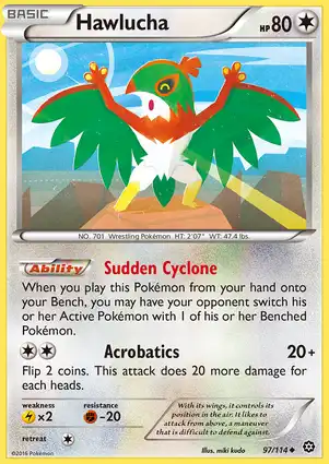 Hawlucha 97/114 Steam Siege