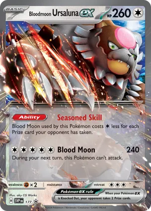 Bloodmoon Ursaluna ex 177 Scarlet & Violet Promos