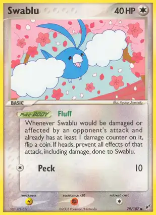 Swablu 79/107 EX Deoxys