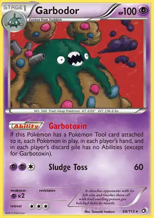 Garbodor 68/113 Legendary Treasures