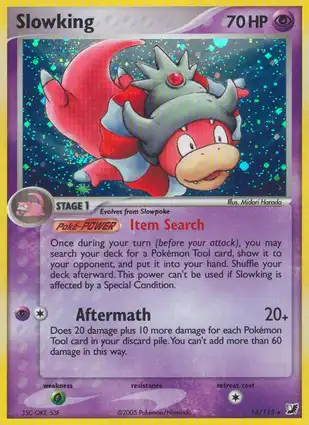 Slowking 14/115 EX Unseen Forces