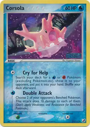 Corsola 37/115 EX Unseen Forces