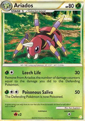 Ariados 15/123 HeartGold & SoulSilver