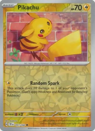 Pikachu 051/162 Temporal Forces