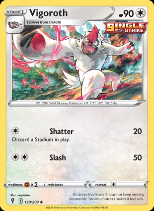 Vigoroth 130/203 Evolving Skies