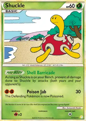 Shuckle 11/123 HeartGold & SoulSilver