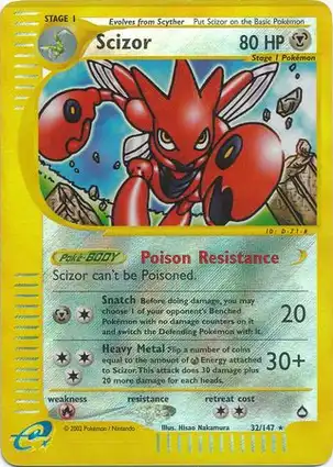 Scizor 32/147 Aquapolis
