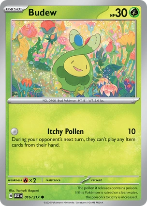 Budew 016/217 Ascended Heroes