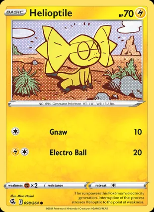 Helioptile 098/264 Fusion Strike