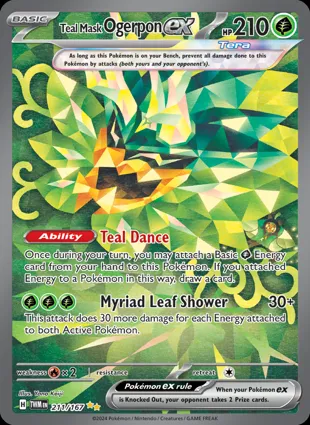 Teal Mask Ogerpon ex 211/167 Twilight Masquerade