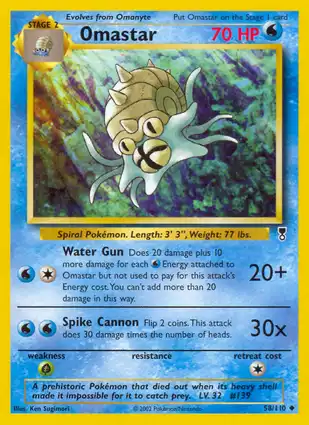 Omastar 58/110 Legendary Collection