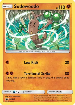 Sudowoodo SM207 Sun & Moon Promos