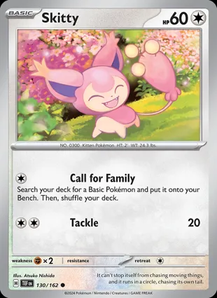 Skitty 130/162 Temporal Forces