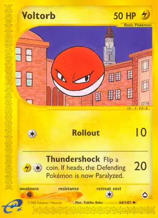 Voltorb 64/147 Aquapolis