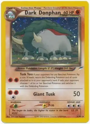 Dark Donphan 3/105 Neo Destiny
