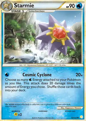 Starmie 53/123 HeartGold & SoulSilver