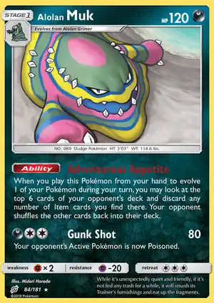 Alolan Muk 84/181 Team Up
