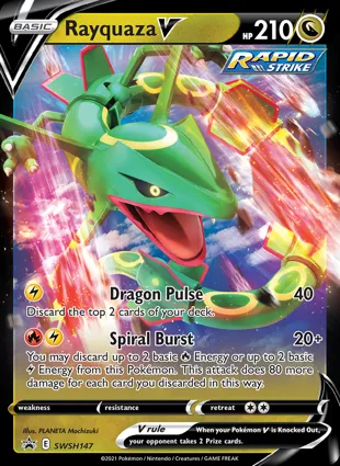 Rayquaza V SWSH147 Sword & Shield Promos