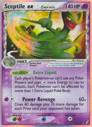 Sceptile ex 96/100 EX Crystal Guardians