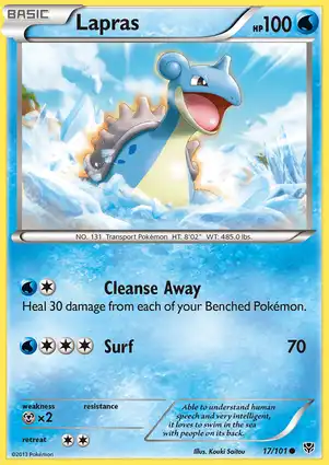Lapras 17/101 Plasma Blast