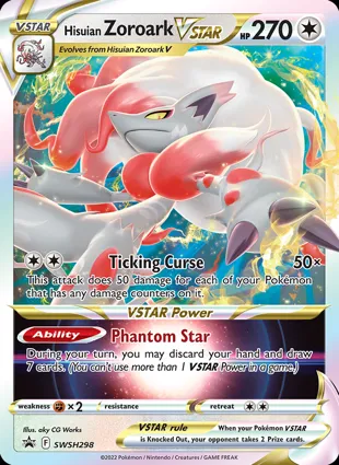Hisuian Zoroark VSTAR SWSH298 Sword & Shield Promos