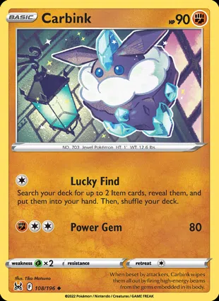 Carbink 108/196 Lost Origin