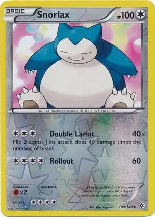 Snorlax 109/149 Boundaries Crossed