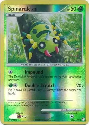 Spinarak 103/123 Mysterious Treasures