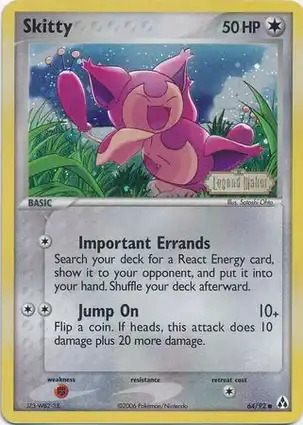 Skitty 64/92 EX Legend Maker