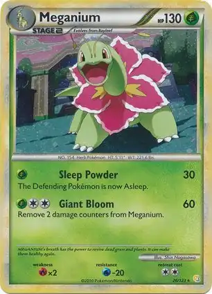 Meganium 26/123 HeartGold & SoulSilver