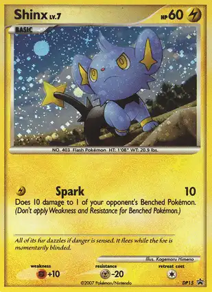 Shinx DP15 Diamond & Pearl Promos